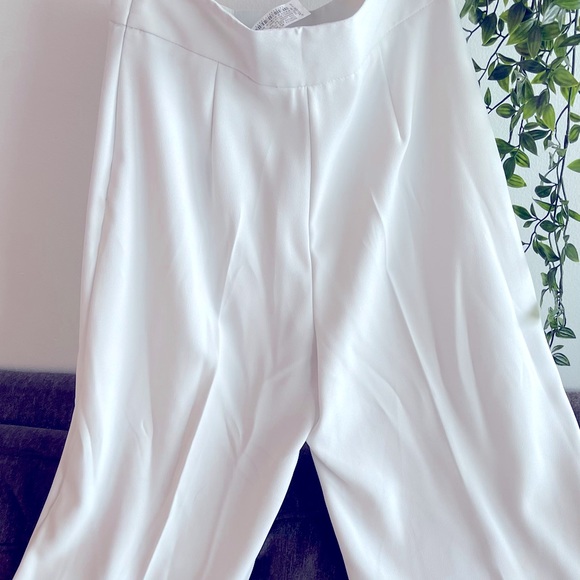 Zara Pants & Jumpsuits Zara Women White Wide Leg Pants Poshmark